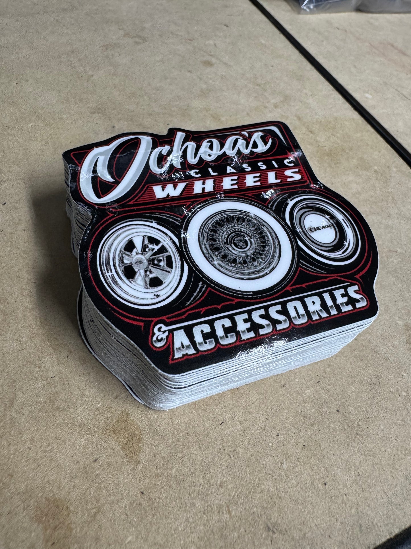 Ochoa’s Classic Wheels Sticker