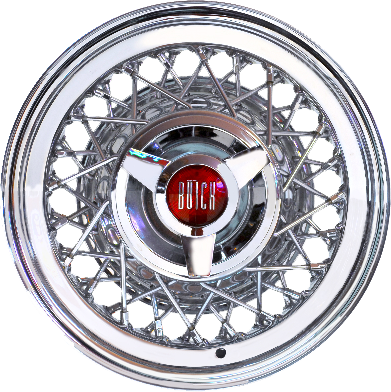6” Buick Logo Wire Wheel Cap