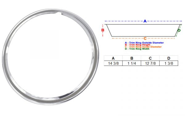 14” Smooth Trim Rings