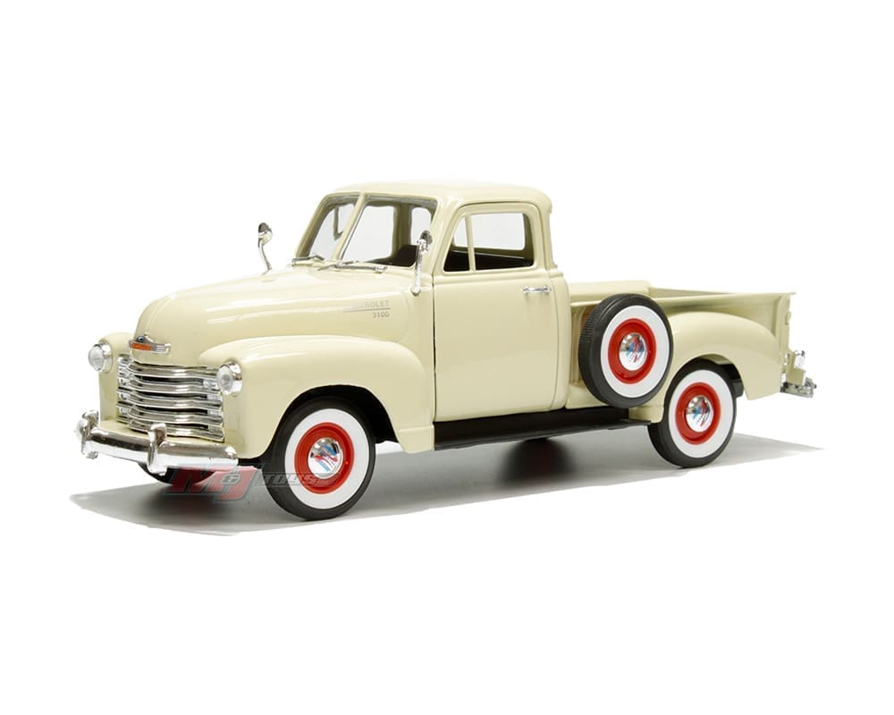 Welly 1:24 1953 Chevrolet 3100 Pickup Pro-Stock Rim – Cream – MiJo Exclusives