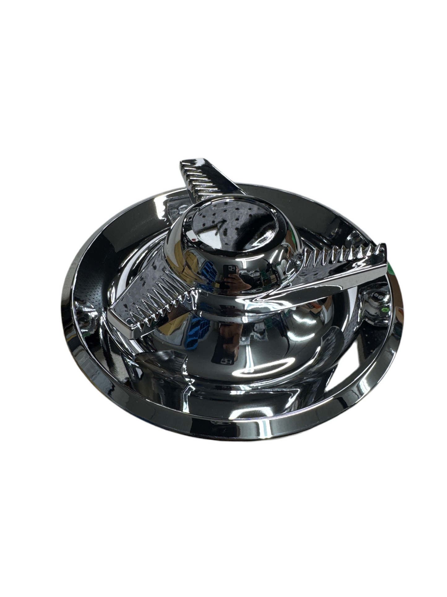 7” 3 Bar Swept Fluted Recessed Spinner Cap