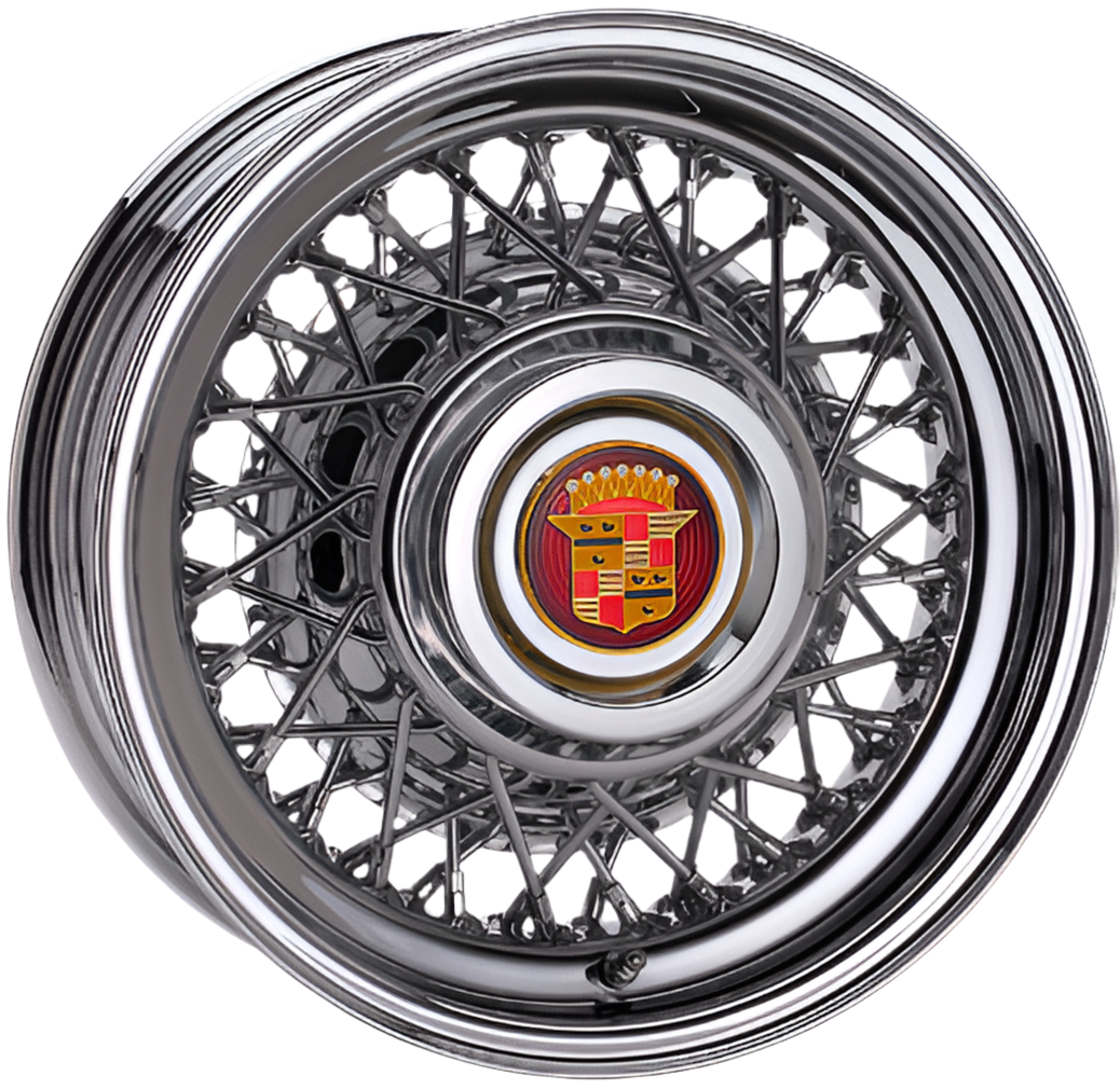6” Cadillac Wire Wheel Cap