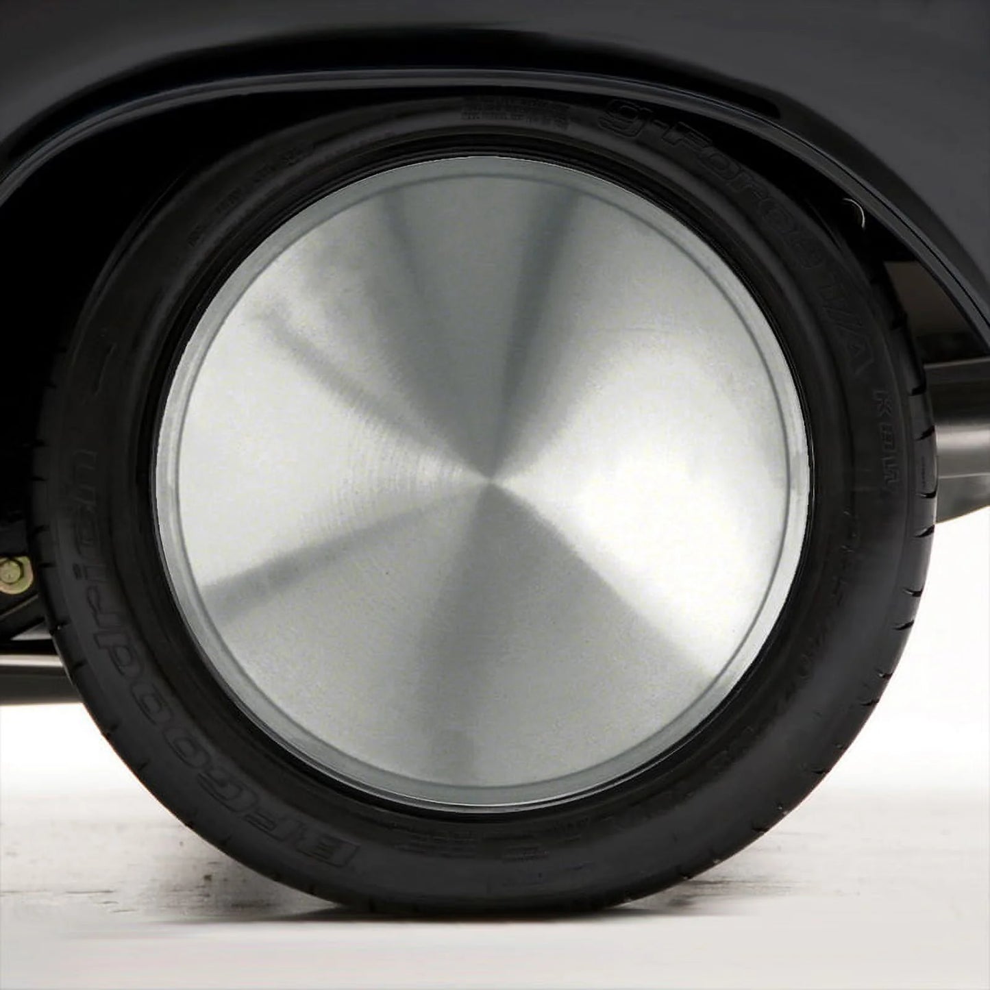 15” Brushed Stainless Steel Wheel Covers