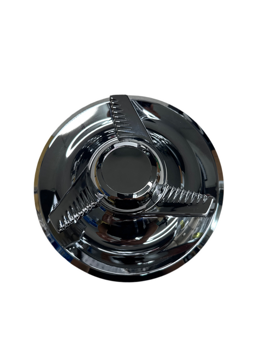 7” 3 Bar Swept Fluted Recessed Spinner Cap