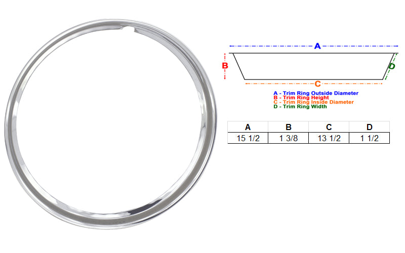 15” Smooth Trim Rings