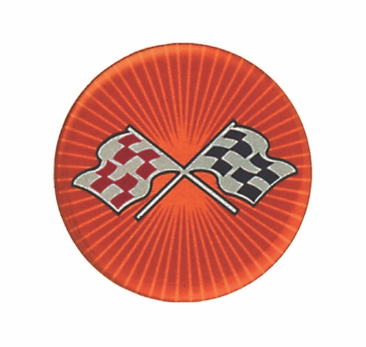 Red & Orange Crossflag (2.25”, 56MM)