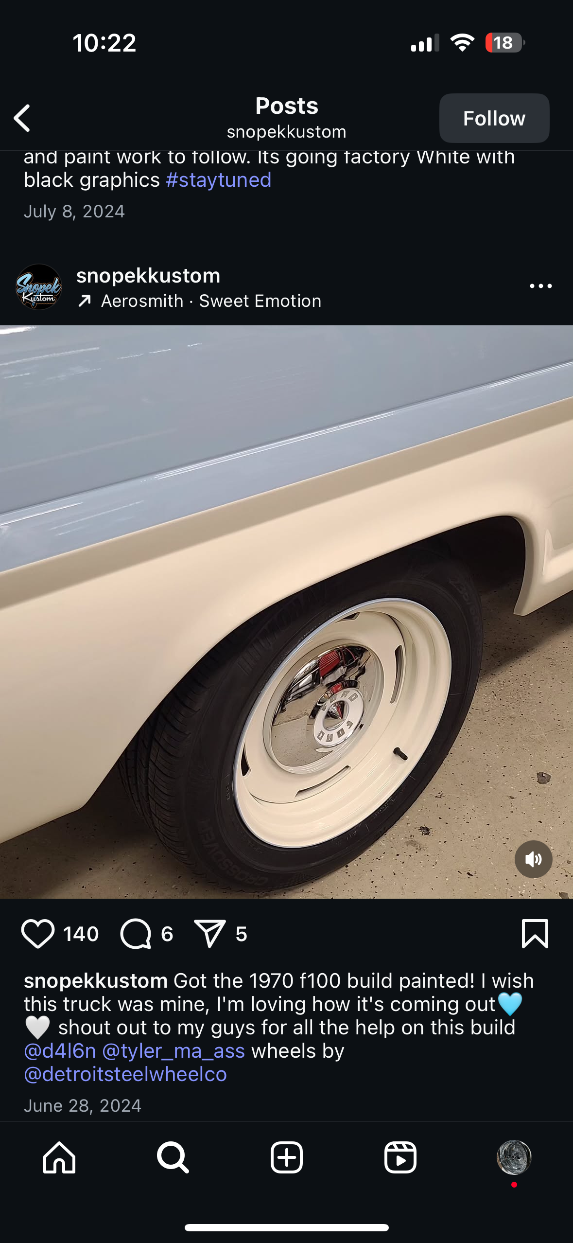 10 1/8” 1955-1956 Ford Cap