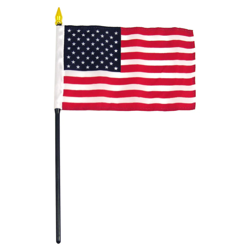 4”x6” American Stick Flag