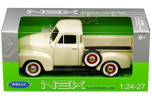 Welly 1:24 1953 Chevrolet 3100 Pickup Pro-Stock Rim – Cream – MiJo Exclusives